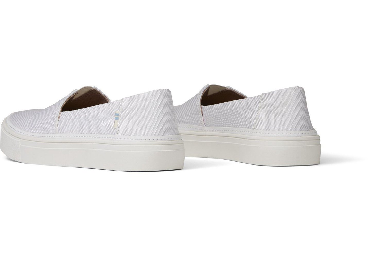 Toms Slip On Damskie Białe - Parker - 05BTDOUAE